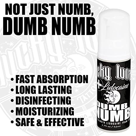 Wholesale 16 CT Case of LuckyLuna DUMB NUMB 4% Lidocaine Foam Soap