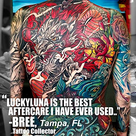 Wholesale 12 CT case of LuckyLuna Organic Magic Tattoo Aftercare Salve